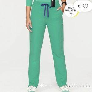 Figs Surgical Green Limited Edition Skinny High Waisted Yola Pants XS Petite